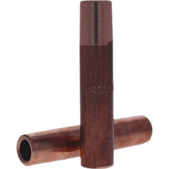 Tuffaloy - Spot Welder Tips For Use With: 5RW Electrode Holder Type: Straight Tip C Nose (Flat) - Apex Tool & Supply