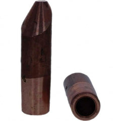 Tuffaloy - Spot Welder Tips For Use With: 5RW Electrode Holder Type: Straight Tip D Nose (Offset) - Apex Tool & Supply