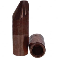 Tuffaloy - Spot Welder Tips For Use With: 5RW Electrode Holder Type: Straight Tip D Nose (Offset) - Apex Tool & Supply