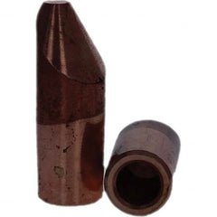 Tuffaloy - Spot Welder Tips For Use With: 5RW Electrode Holder Type: Straight Tip D Nose (Offset) - Apex Tool & Supply