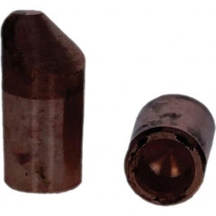 Tuffaloy - Spot Welder Tips For Use With: 5RW Electrode Holder Type: Straight Tip D Nose (Offset) - Apex Tool & Supply