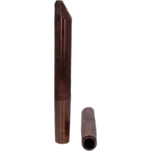 Tuffaloy - Spot Welder Tips For Use With: 4RW Electrode Holder Type: Straight Tip D Nose (Offset) - Apex Tool & Supply