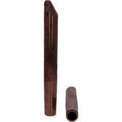 Tuffaloy - Spot Welder Tips For Use With: 4RW Electrode Holder Type: Straight Tip D Nose (Offset) - Apex Tool & Supply