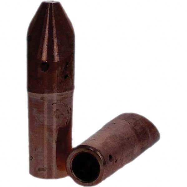 Tuffaloy - Spot Welder Tips For Use With: 4RW Electrode Holder Type: Straight Tip D Nose (Offset) - Apex Tool & Supply