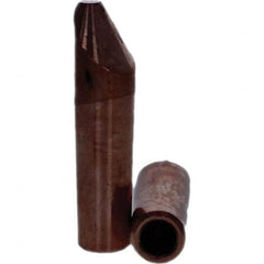 Tuffaloy - Spot Welder Tips For Use With: 4RW Electrode Holder Type: Straight Tip D Nose (Offset) - Apex Tool & Supply