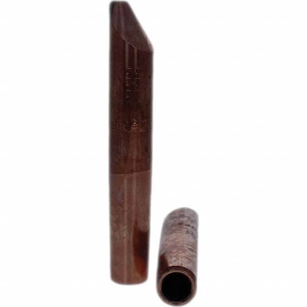 Tuffaloy - Spot Welder Tips For Use With: 4RW Electrode Holder Type: Straight Tip D Nose (Offset) - Apex Tool & Supply