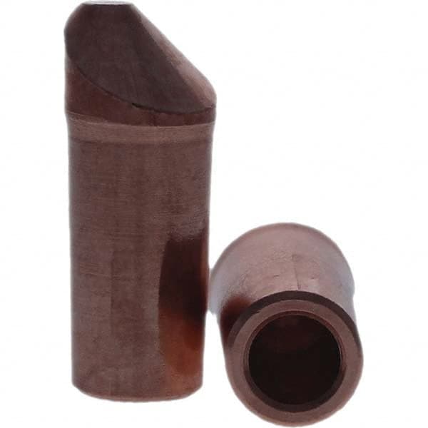 Tuffaloy - Spot Welder Tips For Use With: 4RW Electrode Holder Type: Straight Tip D Nose (Offset) - Apex Tool & Supply
