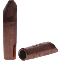 Tuffaloy - Spot Welder Tips For Use With: 4RW Electrode Holder Type: Straight Tip D Nose (Offset) - Apex Tool & Supply