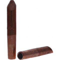 Tuffaloy - Spot Welder Tips For Use With: 4RW Electrode Holder Type: Straight Tip D Nose (Offset) - Apex Tool & Supply