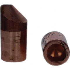 Tuffaloy - Spot Welder Tips For Use With: 5RW Electrode Holder Type: Straight Tip D Nose (Offset) - Apex Tool & Supply