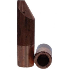 Tuffaloy - Spot Welder Tips For Use With: 5RW Electrode Holder Type: Straight Tip D Nose (Offset) - Apex Tool & Supply