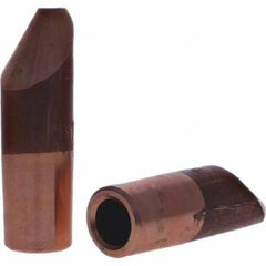 Tuffaloy - Spot Welder Tips For Use With: 7RW Electrode Holder Type: Straight Tip D Nose (Offset) - Apex Tool & Supply