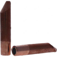 Tuffaloy - Spot Welder Tips For Use With: 7RW Electrode Holder Type: Straight Tip D Nose (Offset) - Apex Tool & Supply