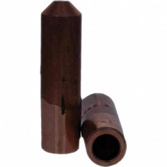 Tuffaloy - Spot Welder Tips For Use With: 5RW Electrode Holder Type: Straight Tip E Nose (Truncated) - Apex Tool & Supply