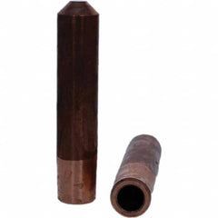 Tuffaloy - Spot Welder Tips For Use With: 5RW Electrode Holder Type: Straight Tip E Nose (Truncated) - Apex Tool & Supply