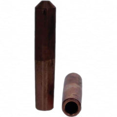 Tuffaloy - Spot Welder Tips For Use With: 4RW Electrode Holder Type: Straight Tip E Nose (Truncated) - Apex Tool & Supply