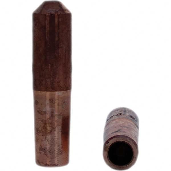 Tuffaloy - Spot Welder Tips For Use With: 4RW Electrode Holder Type: Straight Tip E Nose (Truncated) - Apex Tool & Supply