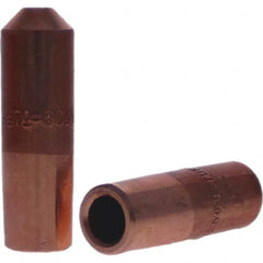 Spot Welder Tips; Tip Type: Straight Tip E Nose (Truncated); Material: RWMA Class 2 - C18200; Type: Straight Tip E Nose (Truncated)