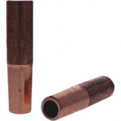 Tuffaloy - Spot Welder Tips For Use With: 4RW Electrode Holder Type: Straight Tip F Nose (Radius) - Apex Tool & Supply