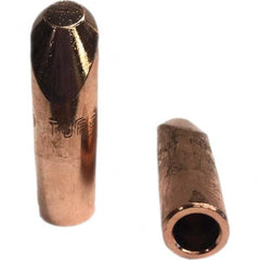 Tuffaloy - Spot Welder Tips For Use With: 5RW Electrode Holder Type: Straight Tip H Nose (Angled Offset) - Apex Tool & Supply