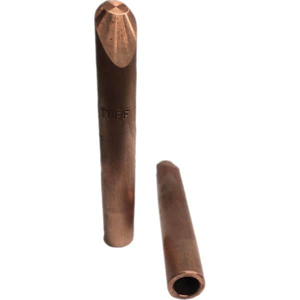 Tuffaloy - Spot Welder Tips For Use With: 5RW Electrode Holder Type: Straight Tip H Nose (Angled Offset) - Apex Tool & Supply