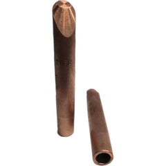 Tuffaloy - Spot Welder Tips For Use With: 5RW Electrode Holder Type: Straight Tip H Nose (Angled Offset) - Apex Tool & Supply