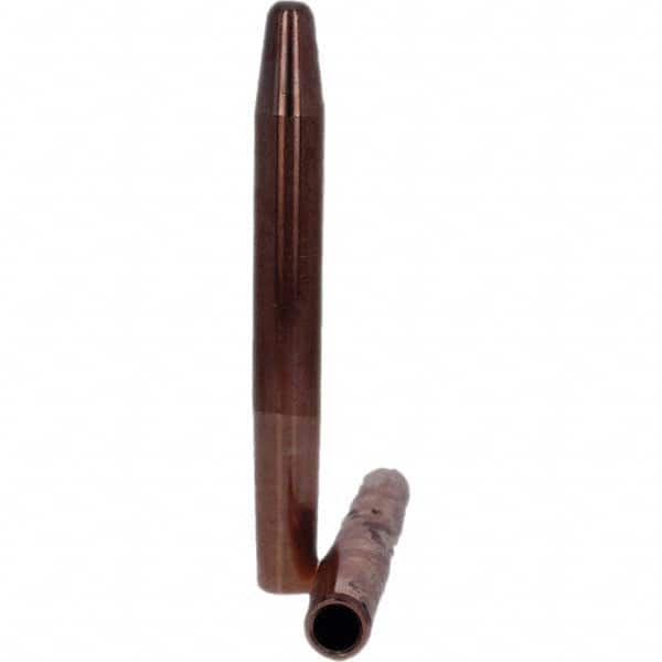 Tuffaloy - Spot Welder Tips For Use With: 4RW Electrode Holder Type: Straight Tip A Nose (Pointed) - Apex Tool & Supply