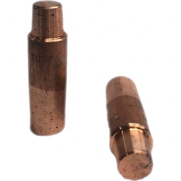Tuffaloy - Spot Welder Tips For Use With: 5RW Electrode Holder Type: Straight Shank for 5RW Female Cap - Apex Tool & Supply
