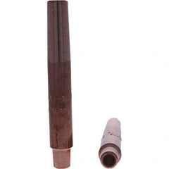 Tuffaloy - Spot Welder Tips For Use With: 4RW Electrode Holder Type: Straight Shank for 4RW Female Cap - Apex Tool & Supply