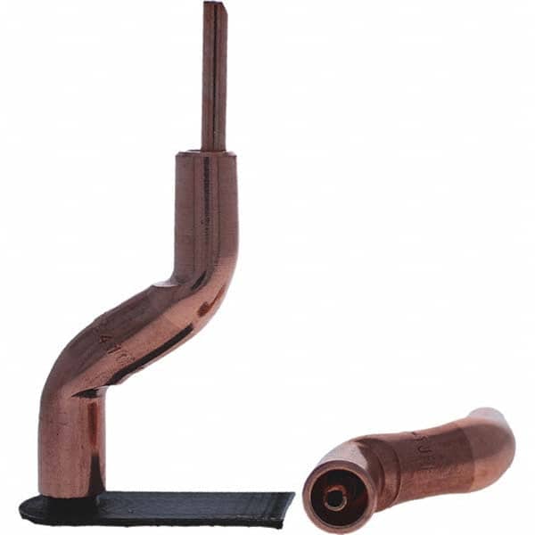 Tuffaloy - Spot Welder Tips For Use With: 4RW Electrode Holder Type: Bent Shank for 4RW Male Cap - Apex Tool & Supply