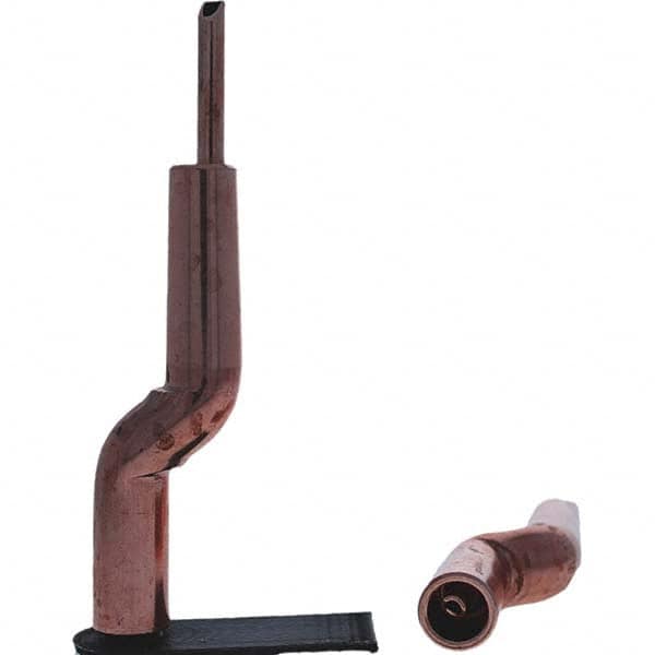 Tuffaloy - Spot Welder Tips For Use With: 4RW Electrode Holder Type: Bent Shank for 4RW Male Cap - Apex Tool & Supply