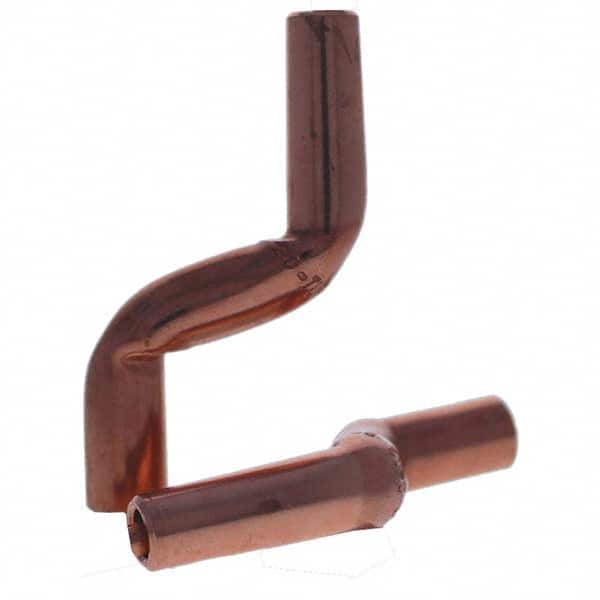 Tuffaloy - Spot Welder Tips For Use With: 4RW Electrode Holder Type: Bent Shank for 4RW Male Cap - Apex Tool & Supply
