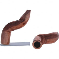 Tuffaloy - Spot Welder Tips For Use With: 5RW Electrode Holder Type: Double Bend Tip D Nose (Offset) - Apex Tool & Supply
