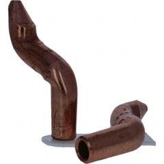 Tuffaloy - Spot Welder Tips For Use With: 4RW Electrode Holder Type: Double Bend Tip D Nose (Offset) - Apex Tool & Supply