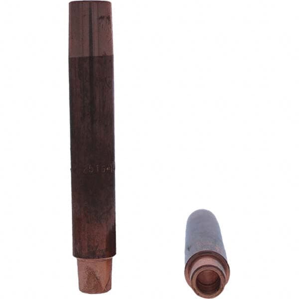 Tuffaloy - Spot Welder Tips For Use With: 5RW Electrode Holder Type: Straight Shank for 5RW Female Cap - Apex Tool & Supply