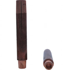 Tuffaloy - Spot Welder Tips For Use With: 6RW Electrode Holder Type: Straight Shank for 6RW Female Cap - Apex Tool & Supply