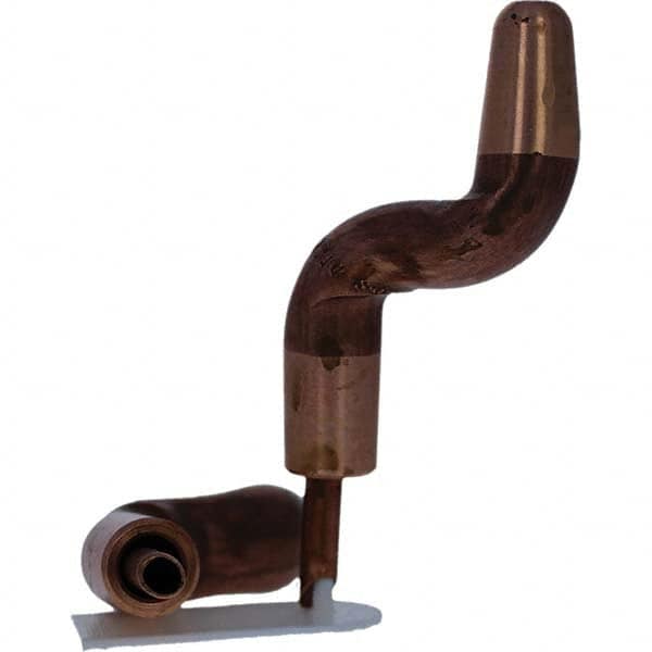 Tuffaloy - Spot Welder Tips For Use With: 5RW Electrode Holder Type: Double Bend Tip A Nose (Pointed) - Apex Tool & Supply