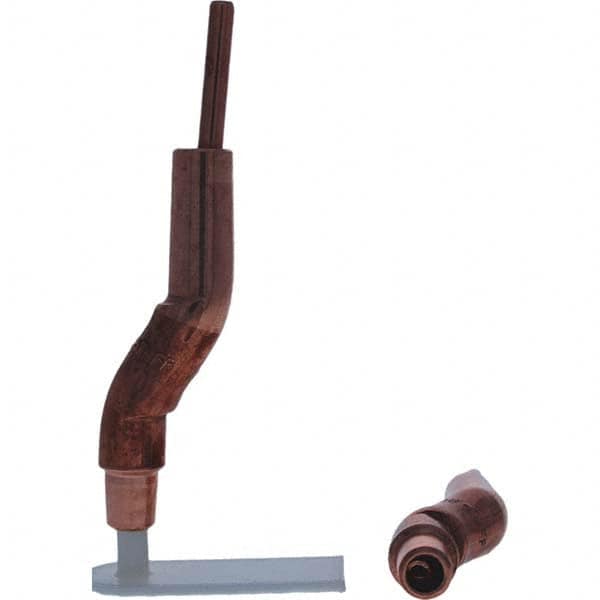 Tuffaloy - Spot Welder Tips For Use With: 4RW Electrode Holder Type: Bent Shank for 4RW Female Cap - Apex Tool & Supply