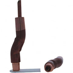 Tuffaloy - Spot Welder Tips For Use With: 5RW Electrode Holder Type: Bent Shank for 5RW Female Cap - Apex Tool & Supply