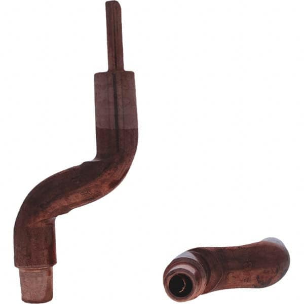 Tuffaloy - Spot Welder Tips For Use With: 5RW Electrode Holder Type: Bent Shank for 5RW Female Cap - Apex Tool & Supply