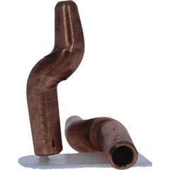Tuffaloy - Spot Welder Tips For Use With: 4RW Electrode Holder Type: Double Bend Tip A Nose (Pointed) - Apex Tool & Supply