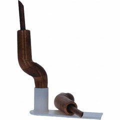 Tuffaloy - Spot Welder Tips For Use With: 4RW Electrode Holder Type: Double Bend Tip A Nose (Pointed) - Apex Tool & Supply