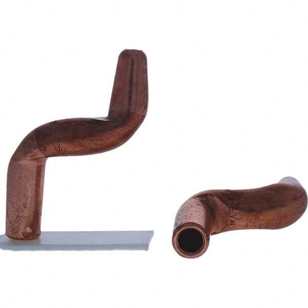 Tuffaloy - Spot Welder Tips For Use With: 4RW Electrode Holder Type: Double Bend Tip A Nose (Pointed) - Apex Tool & Supply