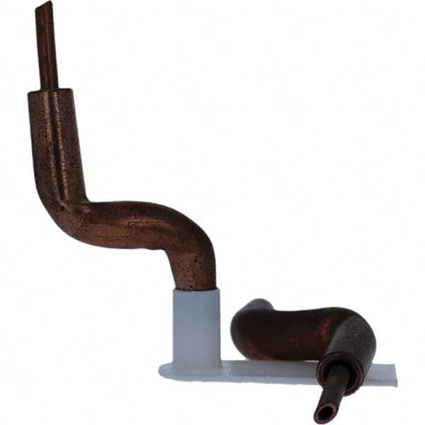 Tuffaloy - Spot Welder Tips For Use With: 4RW Electrode Holder Type: Double Bend Tip A Nose (Pointed) - Apex Tool & Supply