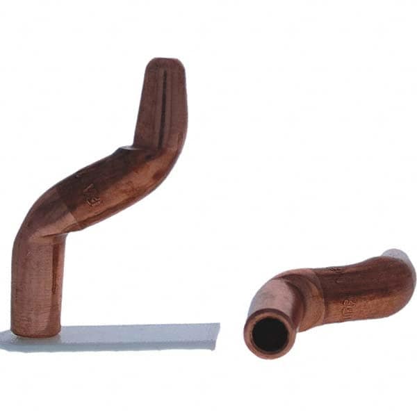 Tuffaloy - Spot Welder Tips For Use With: 4RW Electrode Holder Type: Double Bend Tip A Nose (Pointed) - Apex Tool & Supply