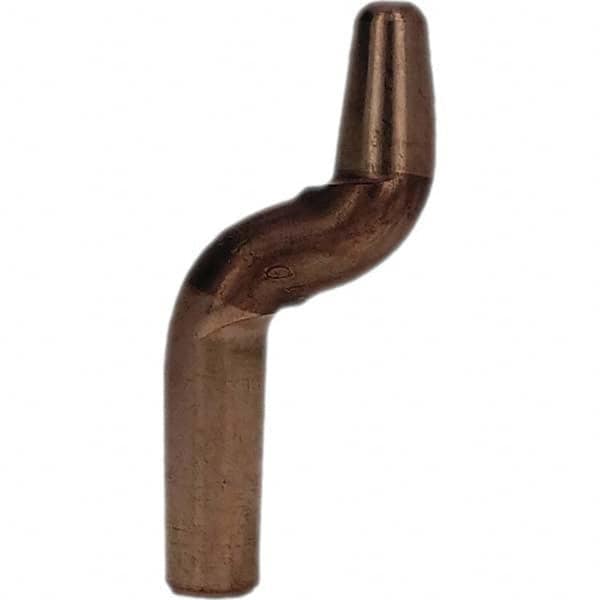 Tuffaloy - Spot Welder Tips For Use With: 4RW Electrode Holder Type: Double Bend Tip A Nose (Pointed) - Apex Tool & Supply