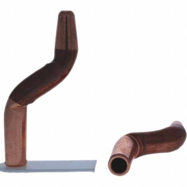 Tuffaloy - Spot Welder Tips For Use With: 4RW Electrode Holder Type: Double Bend Tip A Nose (Pointed) - Apex Tool & Supply