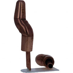 Tuffaloy - Spot Welder Tips For Use With: 5RW Electrode Holder Type: Double Bend Tip A Nose (Pointed) - Apex Tool & Supply