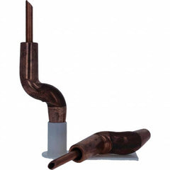Tuffaloy - Spot Welder Tips For Use With: 4RW Electrode Holder Type: Double Bend Tip A Nose (Pointed) - Apex Tool & Supply