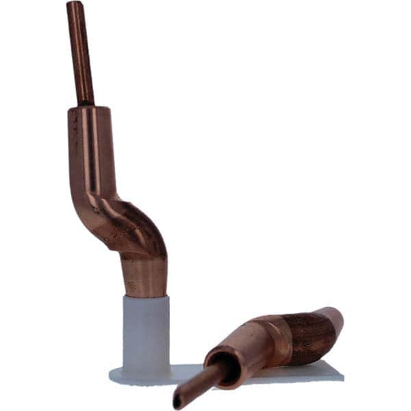 Tuffaloy - Spot Welder Tips For Use With: 4RW Electrode Holder Type: Double Bend Tip A Nose (Pointed) - Apex Tool & Supply